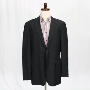 Joseph Abboud 44L Green Solid 2-Button Sport Coat Blazer Jacket P268